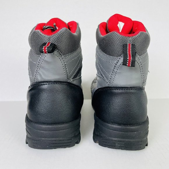 Arctic Barrier Boots Women's Size 9 Grey Black Lace Up EXCELLENT CONDITION - Picture 5 of 8